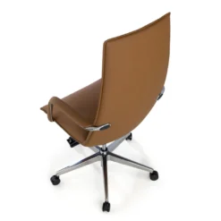 Sillón de Oficina Kingston, brazos tapizados, ecopiel