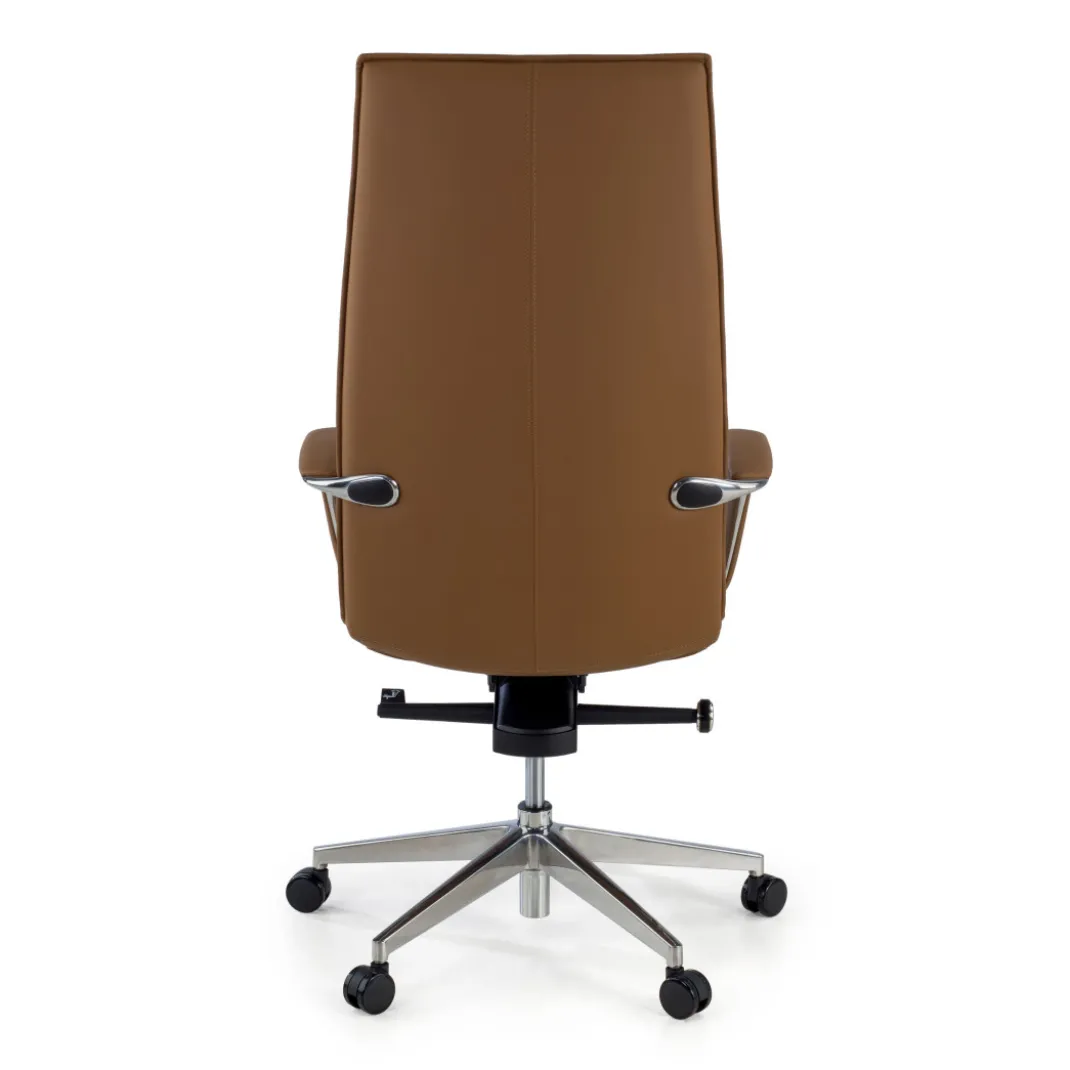 Sillón de Oficina Kingston, brazos tapizados, ecopiel