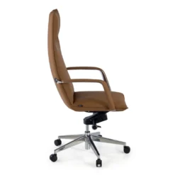 Sillón de Oficina Kingston, brazos tapizados, ecopiel