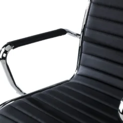 Sillón Oficina de diseño Milano, respaldo alto ecopiel