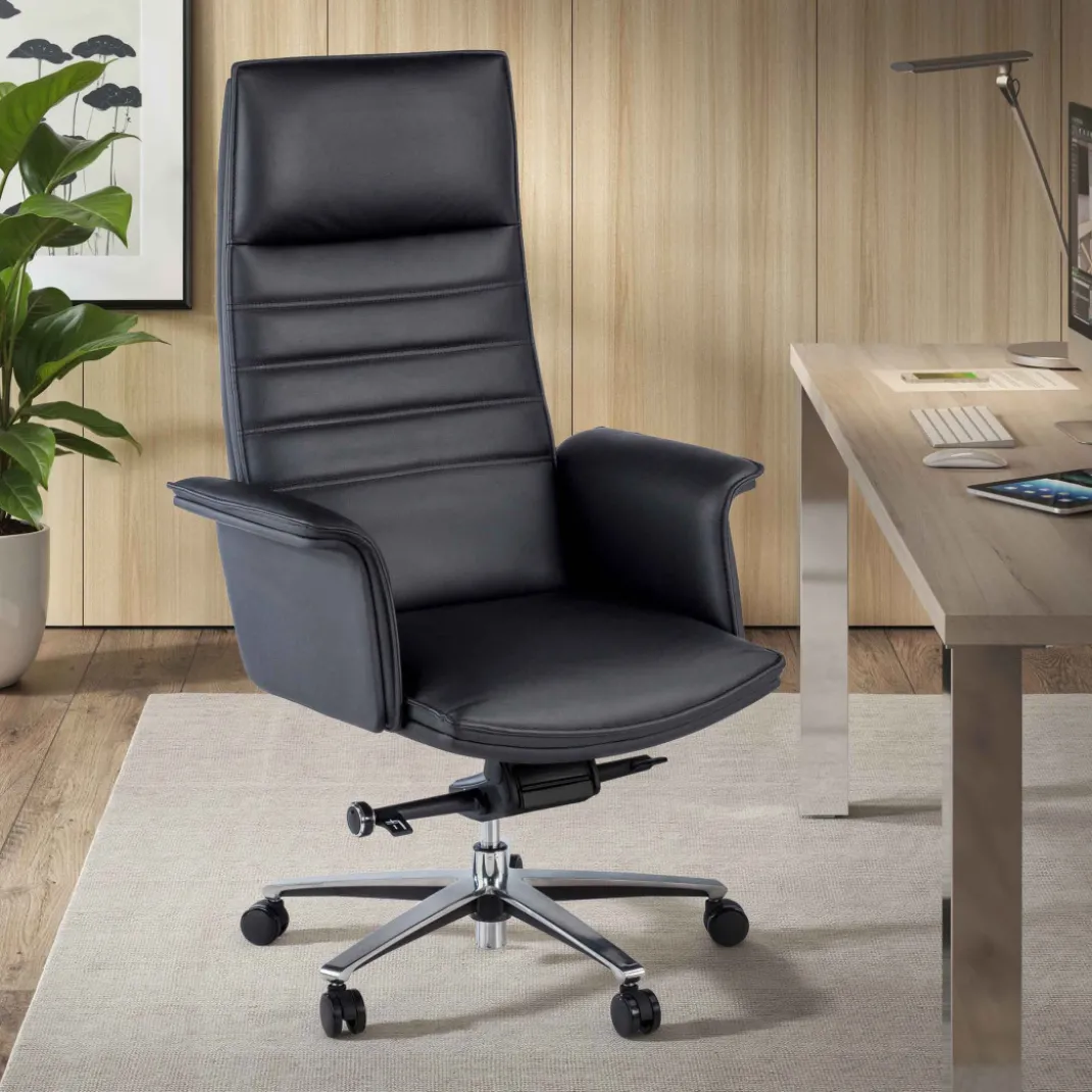 Sillon de Oficina Copenhague Piel Natural