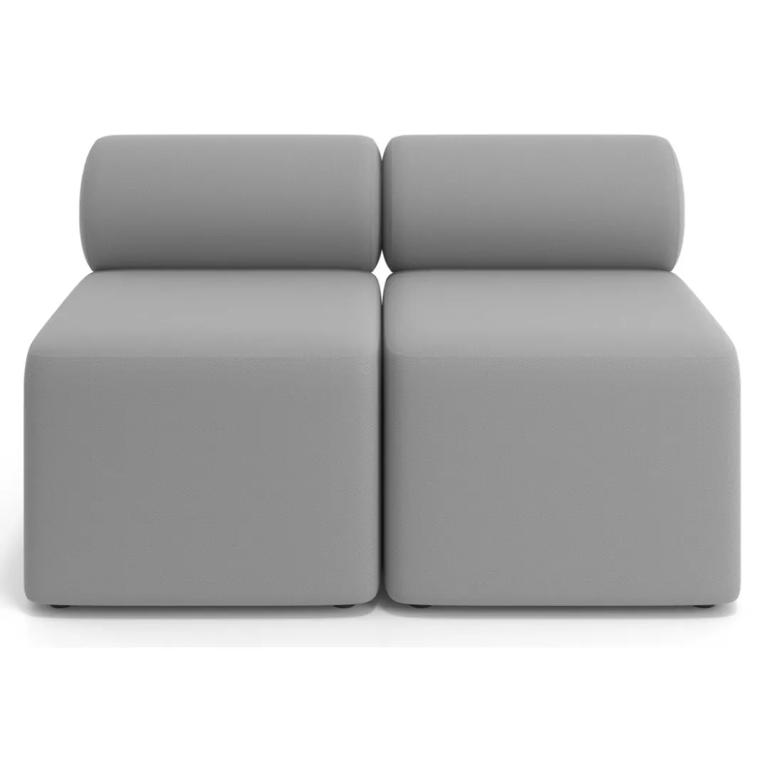 Sofa de oficina Oasis módulo recto doble 120cm