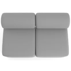 Sofa de oficina Oasis módulo recto doble 120cm
