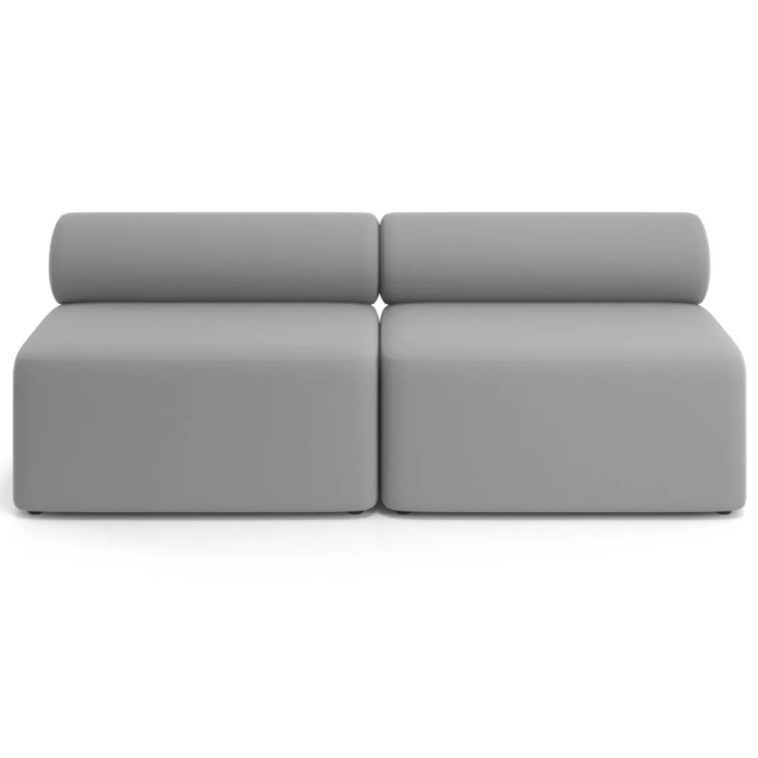 Sofa de oficina Oasis módulo recto doble 200cm