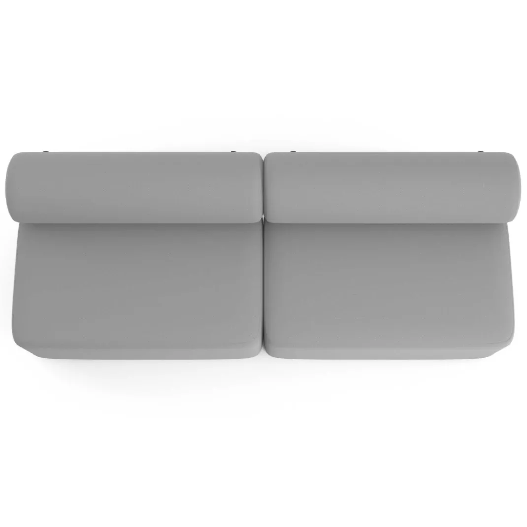 Sofa de oficina Oasis módulo recto doble 200cm