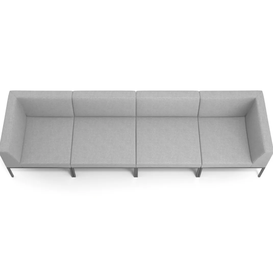 Sofa de Espera Pylos 2 asientos con brazo