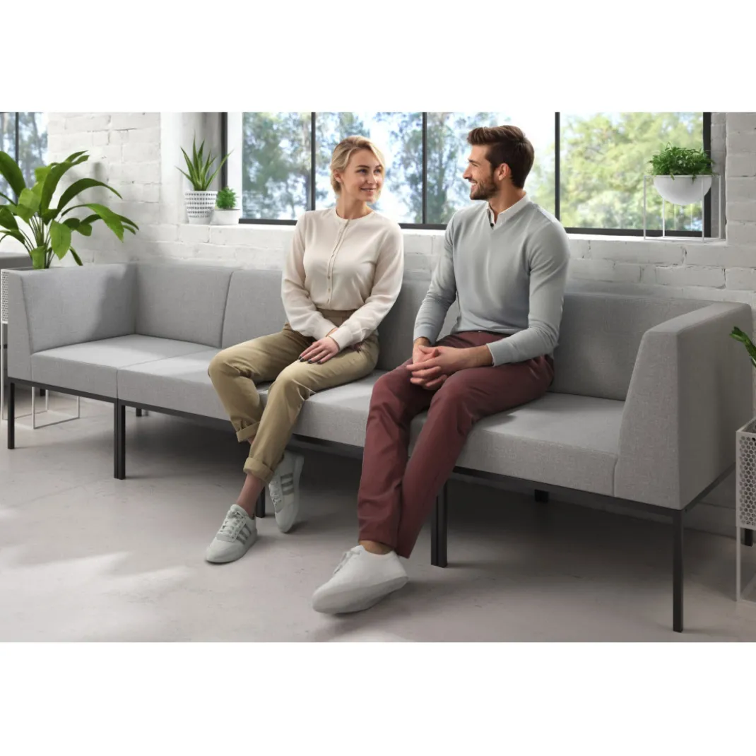 Sofa de Espera Pylos 2 asientos con brazo