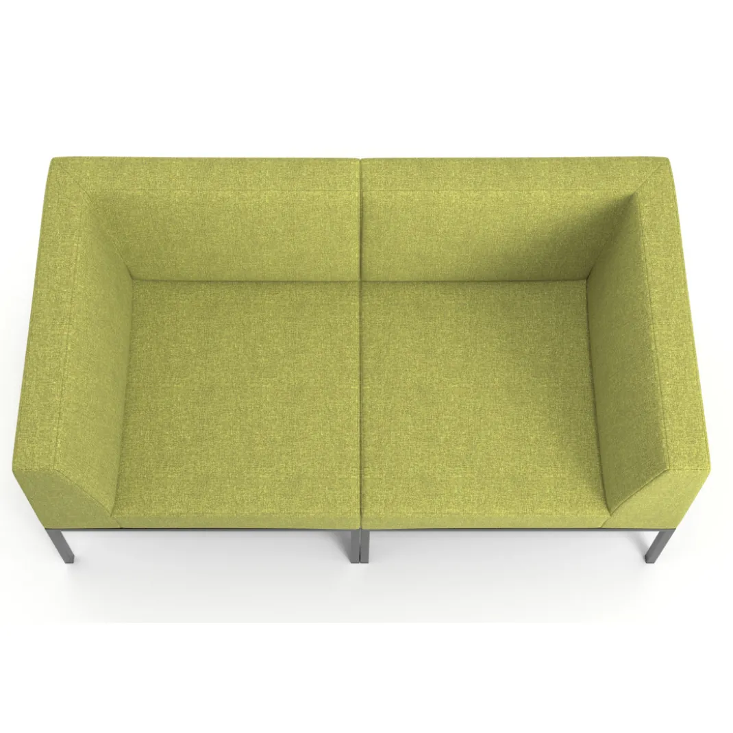 Sofa de Espera Pylos 2 asientos con brazo
