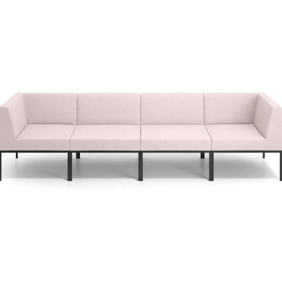 Sofa de Espera Pylos 4 asientos con brazo