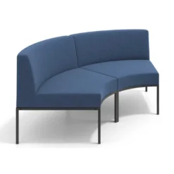 Sofa de Espera Pylos Curvo, Módulo Concavo 4 asientos