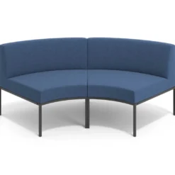Sofa de Espera Pylos Curvo, Módulo Concavo 4 asientos