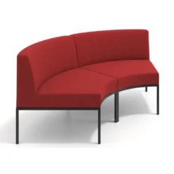 Sofa de Espera Pylos Curvo, Módulo Concavo 2 asientos