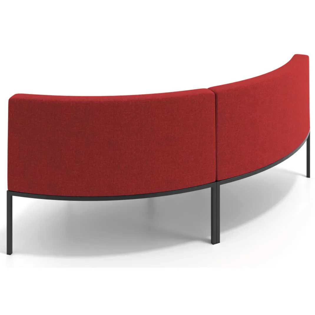 Sofa de Espera Pylos Curvo, Módulo Concavo 2 asientos