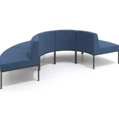 Sofa de Espera Pylos Curvo, Módulo Convexo 4 asientos