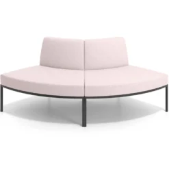 Sofa de Espera Pylos Curvo, Módulo Convexo 2 asientos