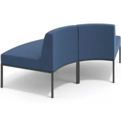 Sofa de Espera Pylos Curvo, Módulo Convexo 2 asientos