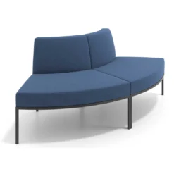 Sofa de Espera Pylos Curvo, Módulo Convexo 2 asientos
