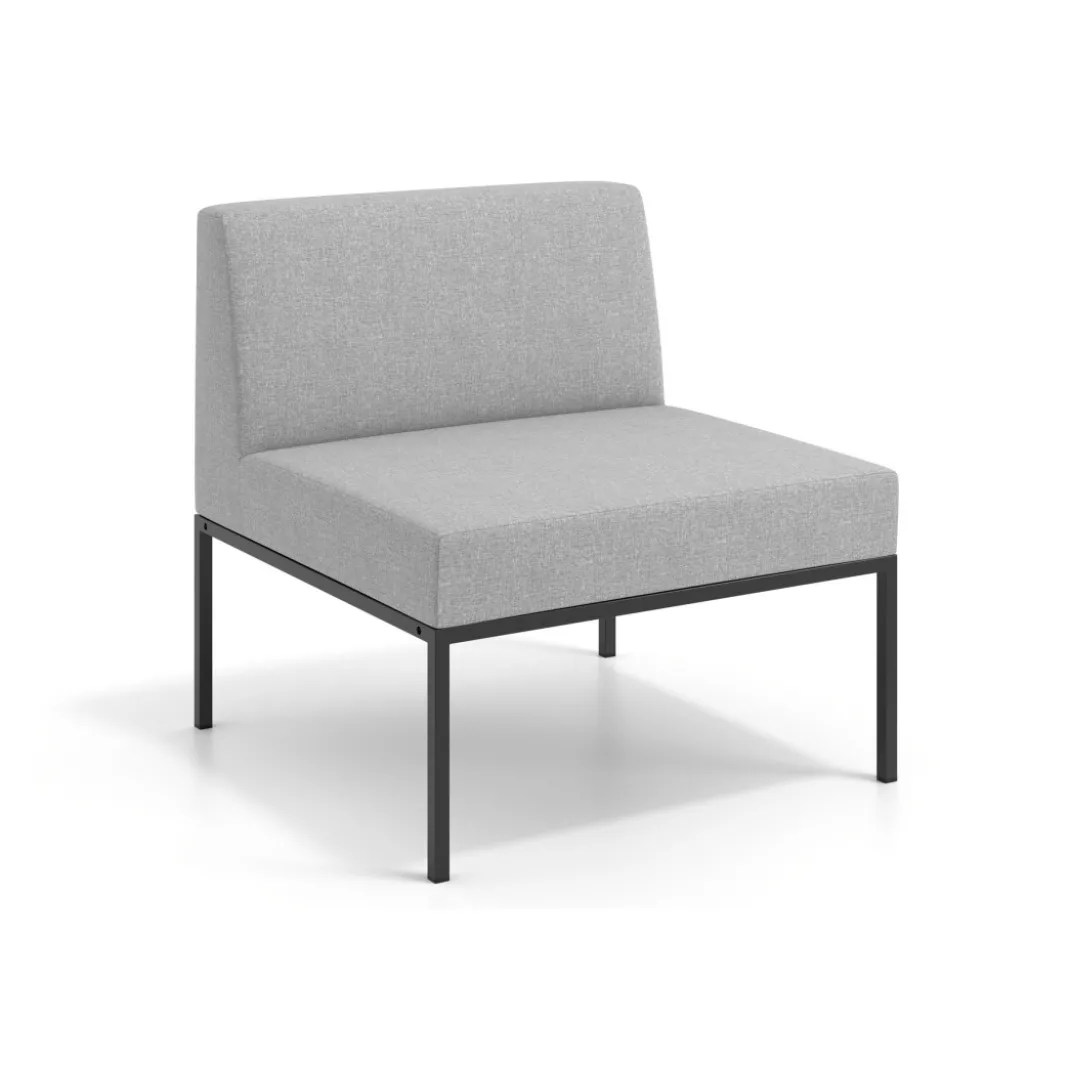 Sofa de Espera Pylos, modulo individual con respaldo