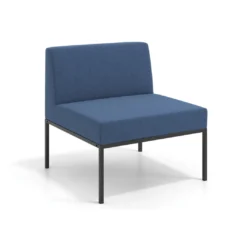 Sofa de Espera Pylos, modulo individual con respaldo