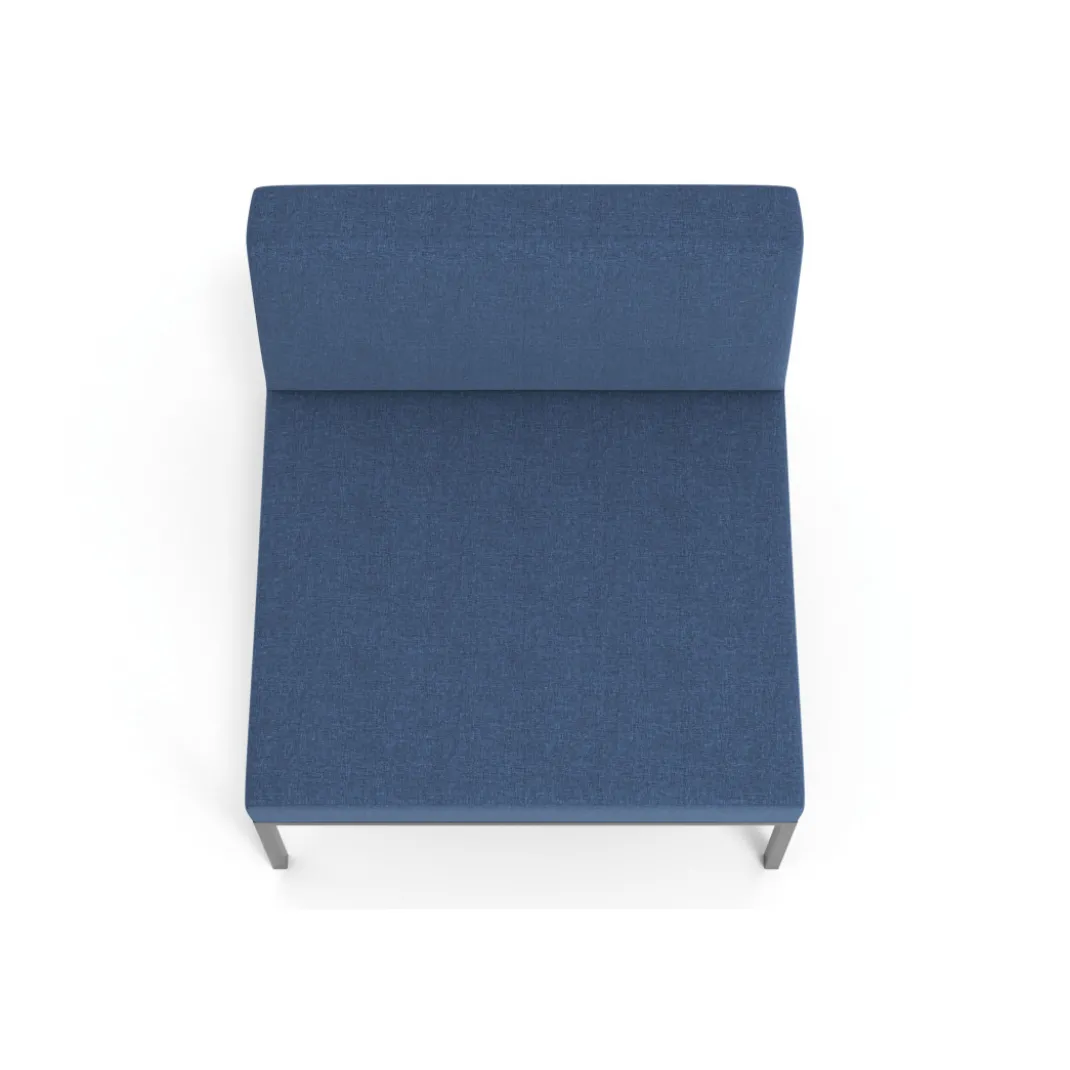 Sofa de Espera Pylos, modulo individual con respaldo