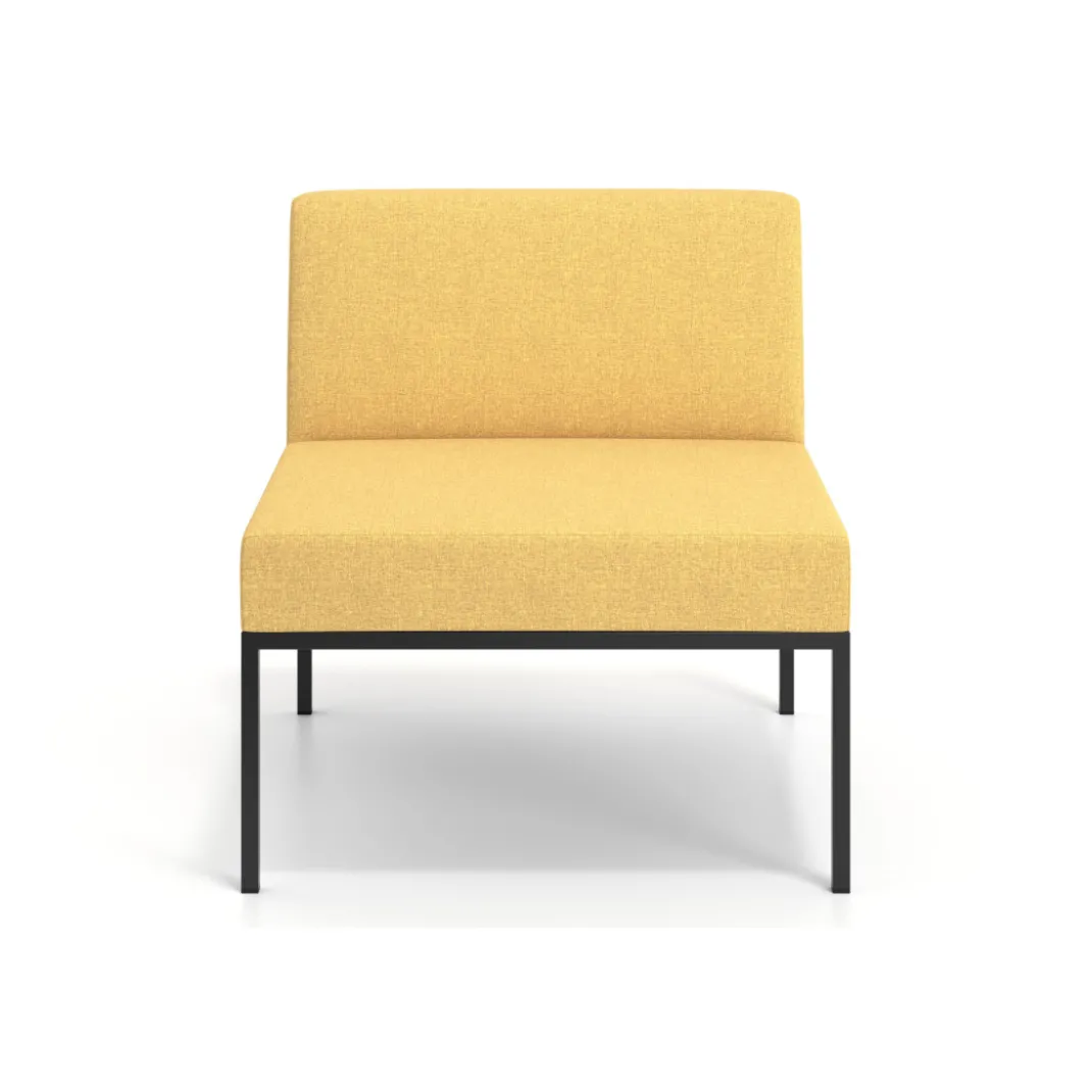 Sofa de Espera Pylos, modulo individual con respaldo