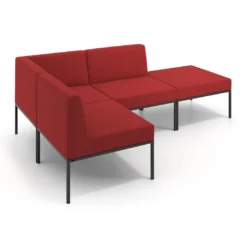 Sofa de Espera Pylos Rincon 2 asientos + Chaiselongue