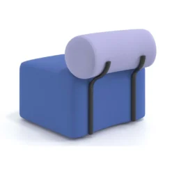 Sofa de oficina Oasis módulo concavo