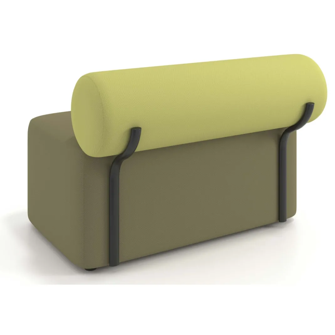 Sofa de oficina Oasis módulo recto 100cm