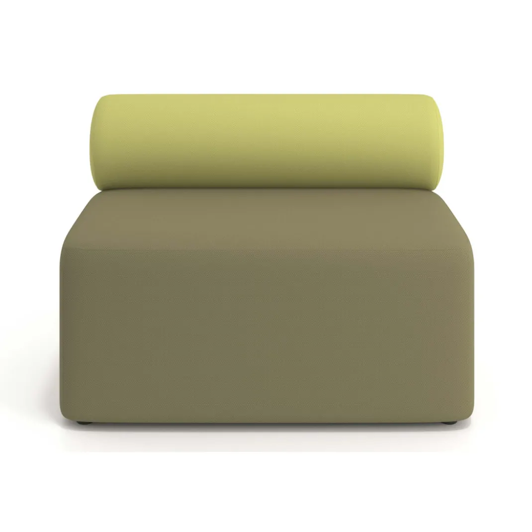 Sofa de oficina Oasis módulo recto 100cm