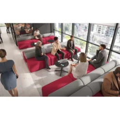 Sofa de oficina Oasis módulo recto 100cm
