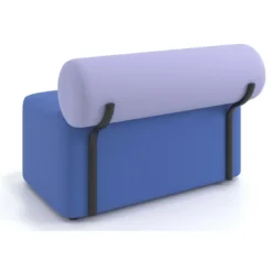 Sofa de oficina Oasis módulo recto 100cm