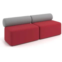 Sofa de oficina Oasis módulo recto doble 200cm