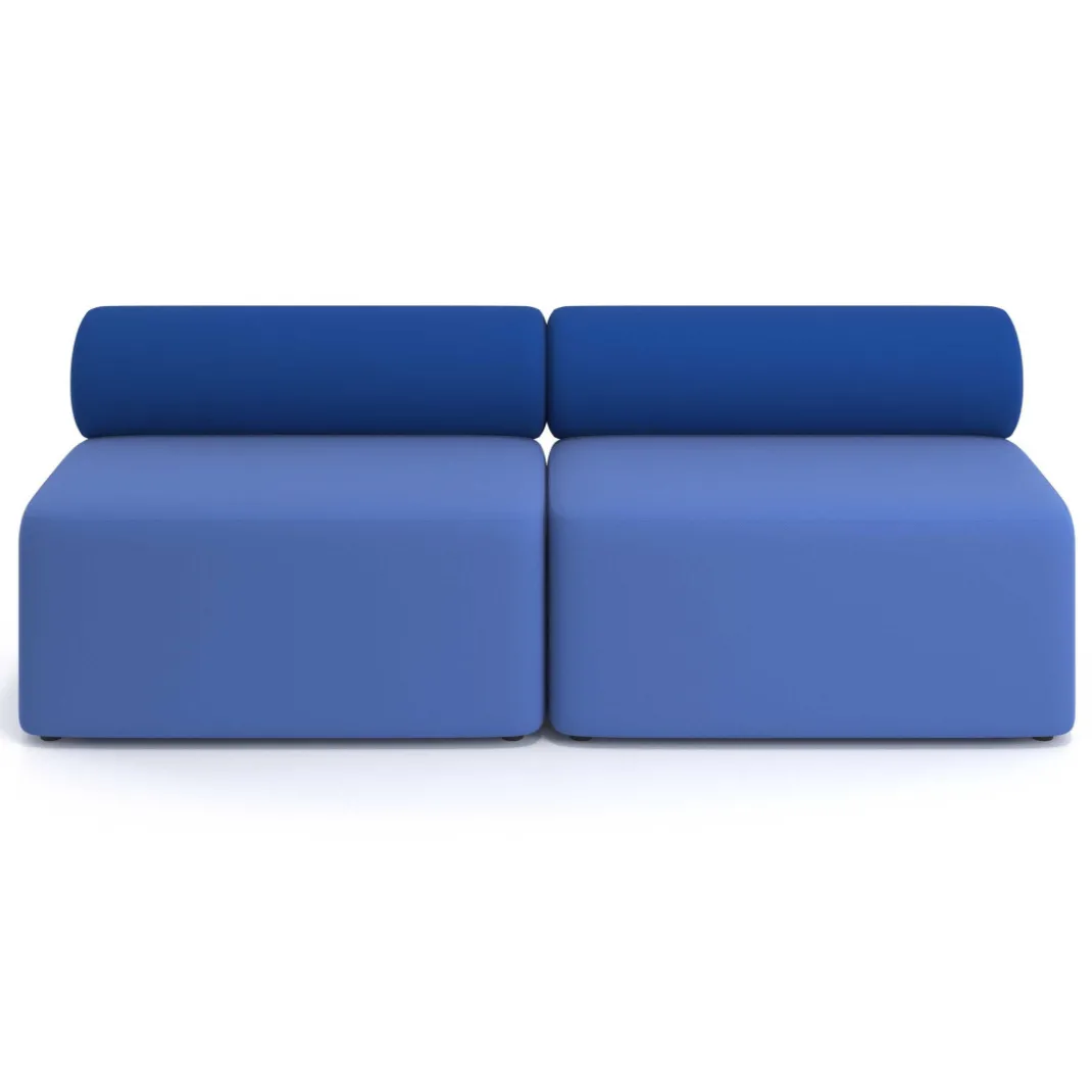 Sofa de oficina Oasis módulo recto doble 200cm
