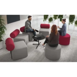 Sofa de oficina Oasis módulo recto doble 120cm