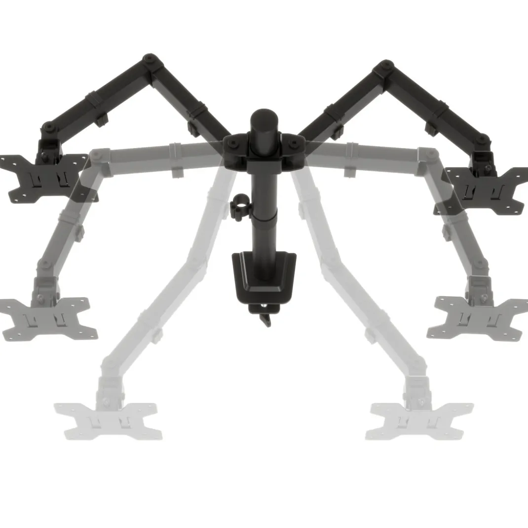 Soporte monitor columna doble, 2 pantallas