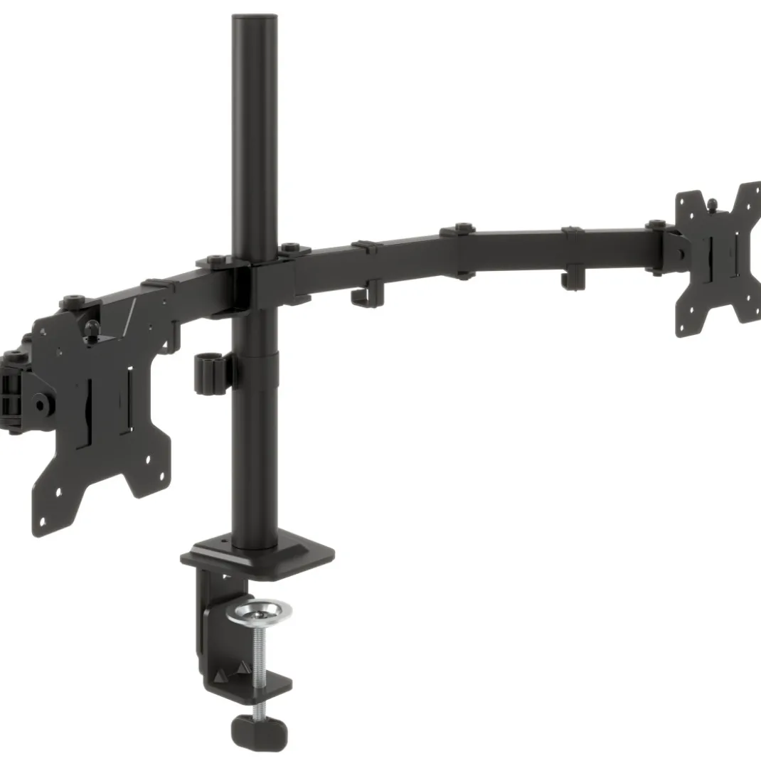 Soporte monitor columna doble, 2 pantallas