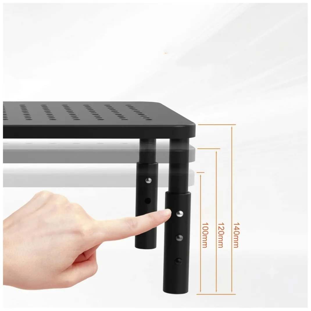 Soporte para monitor o portátil regulable, 3 alturas