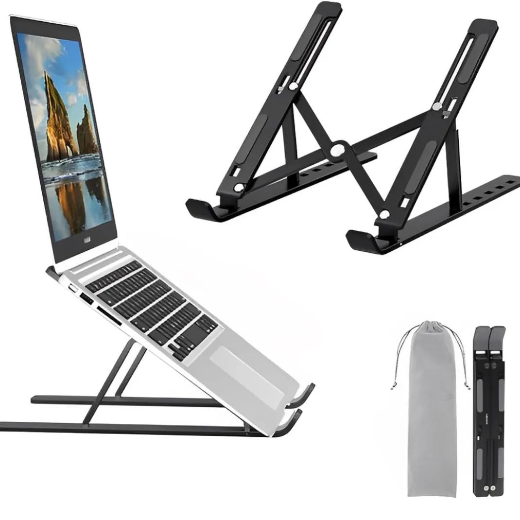 Soporte para Portátil plegable de aluminio, 6 alturas