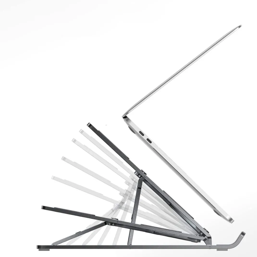 Soporte para Portátil plegable de aluminio, 6 alturas