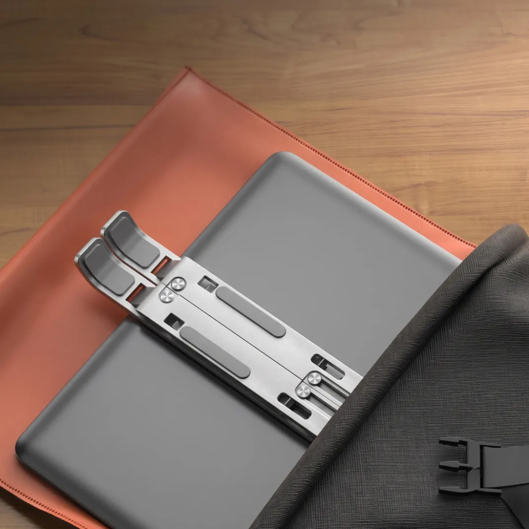 Soporte para Portátil plegable de aluminio, 6 alturas