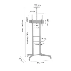 Soporte para televisor regulable profesional