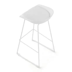 Taburete de oficina Uma, patas de acero