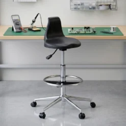 Taburete de Trabajo Polytec, respaldo flexible